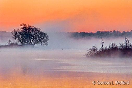 Misty Rideau Canal At Sunrise_DSCF01878.jpg - Photographed along the Rideau Canal Waterway near Smiths Falls, Ontario, Canada.